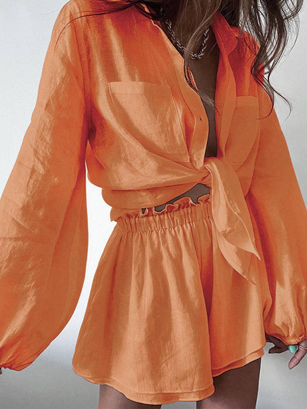 Traje de lino ligero y fresco verano
