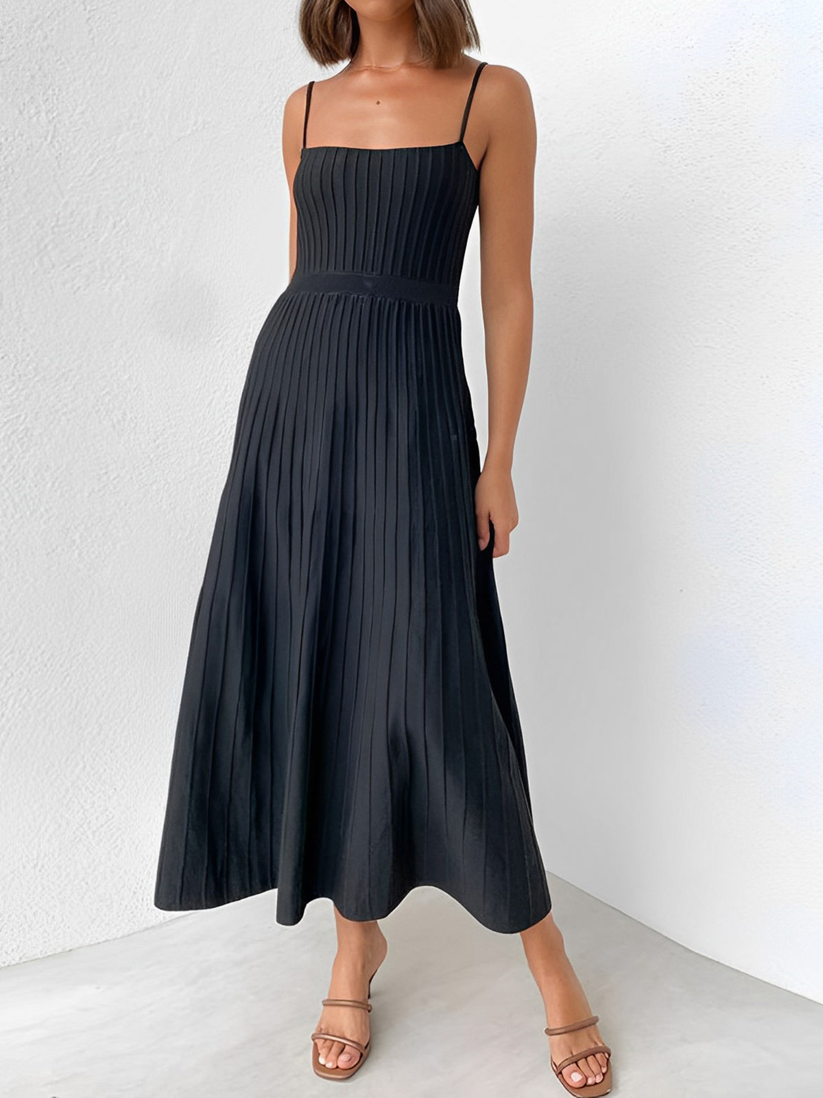 Vestido Midi Feminino Elegante