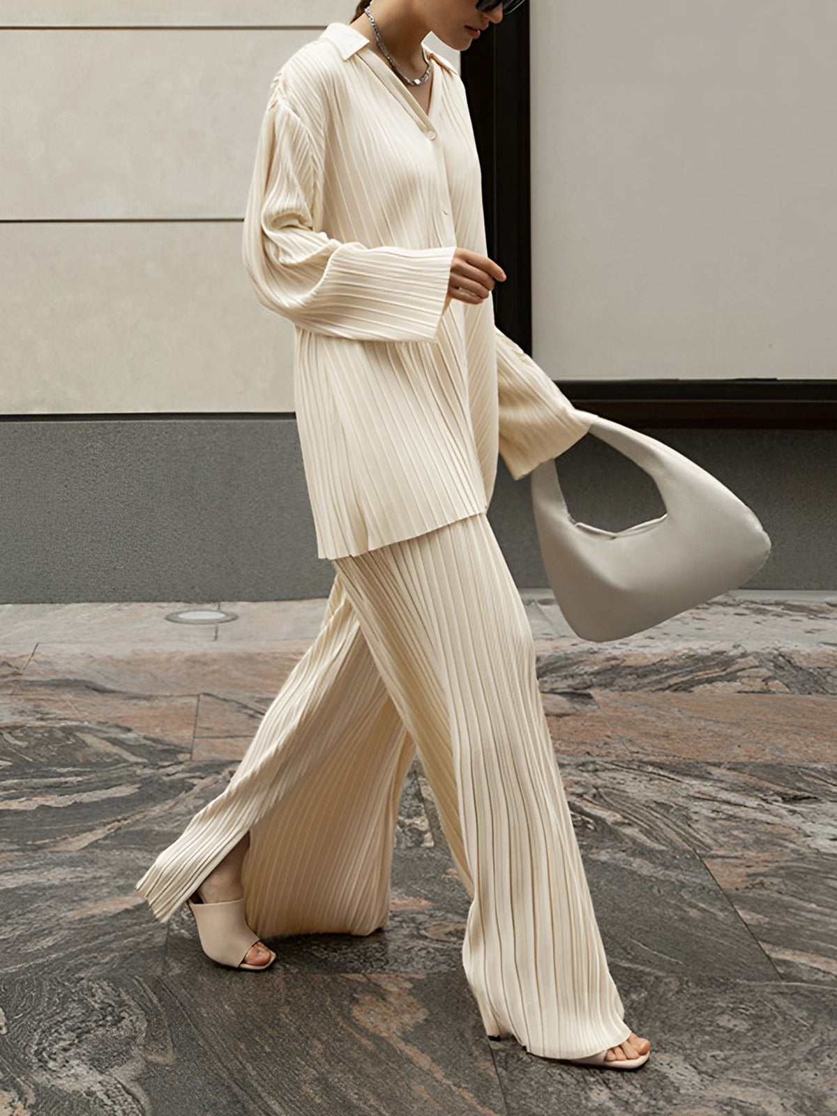 Blusa y Pantalón Conjunto Elegante Mujer - Vestiria