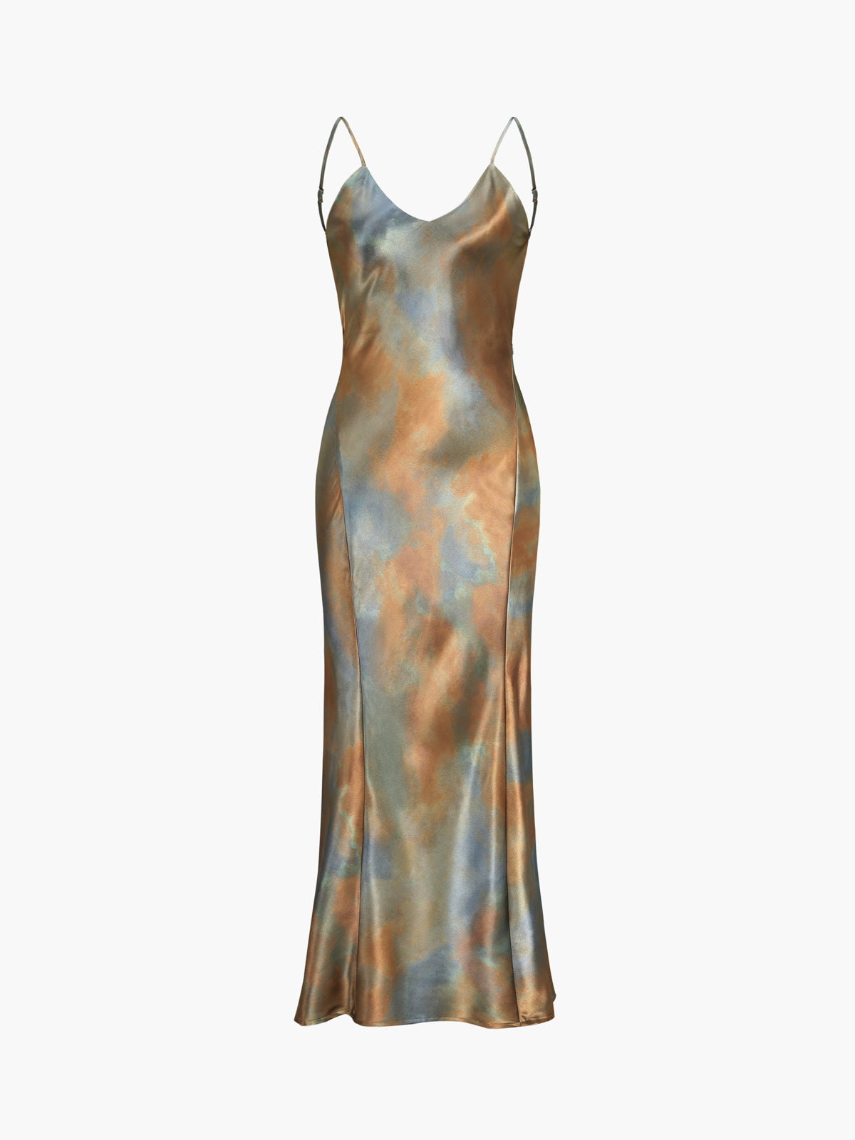 Vestido de satén elegante mujer - Vestiria