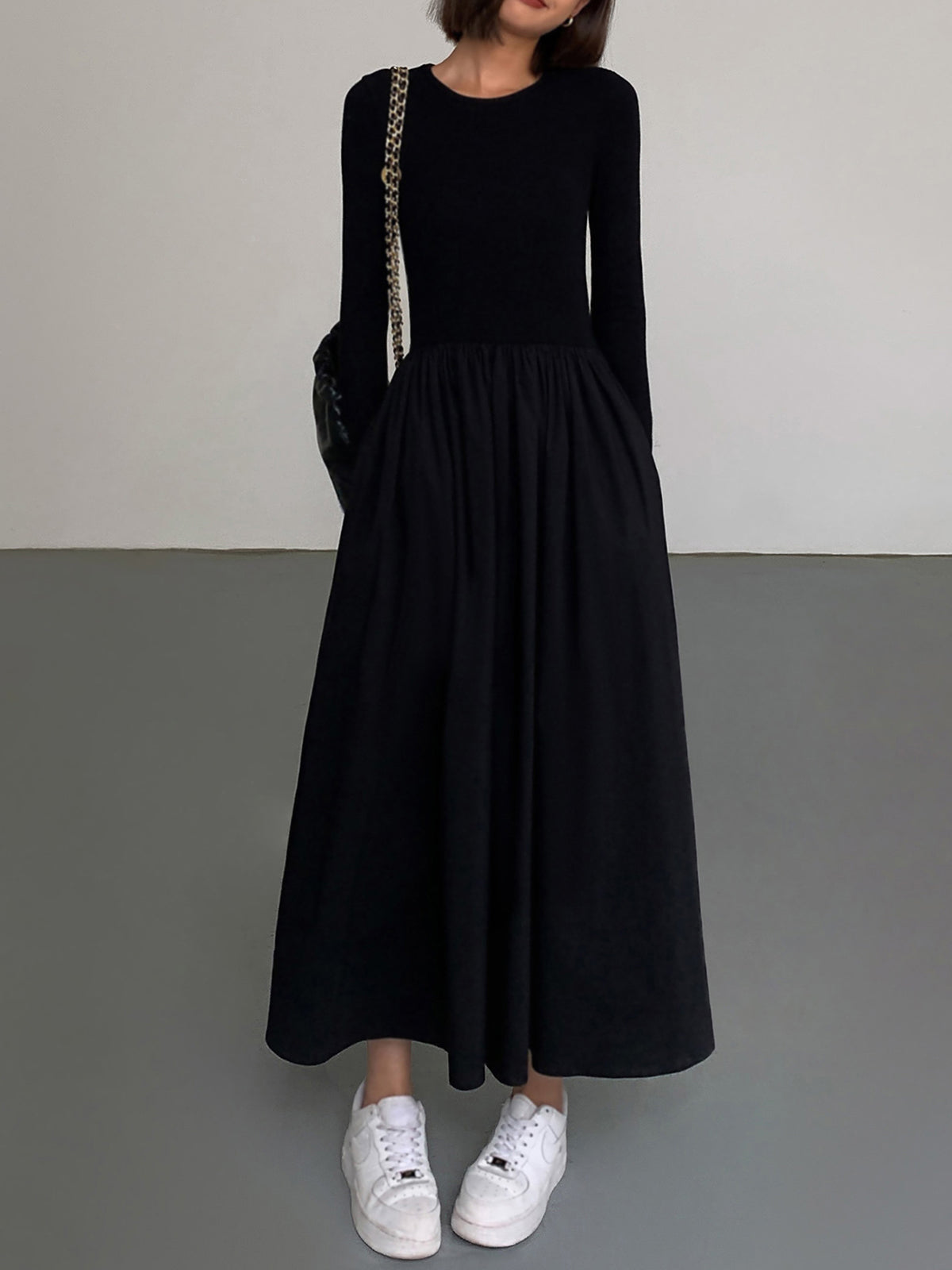 Vestido Invierno Cálido con Bolsillos