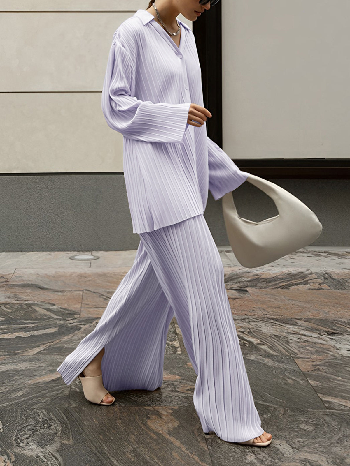 Blusa y Pantalón Conjunto Elegante Mujer