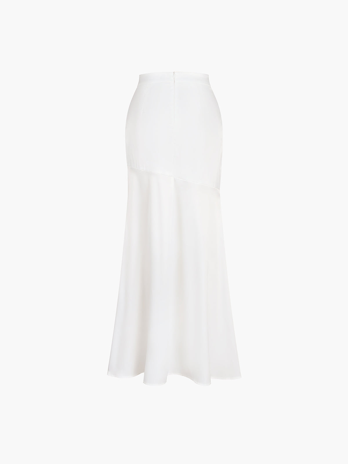 Falda Larga Patchwork Satin Elegante - Vestiria