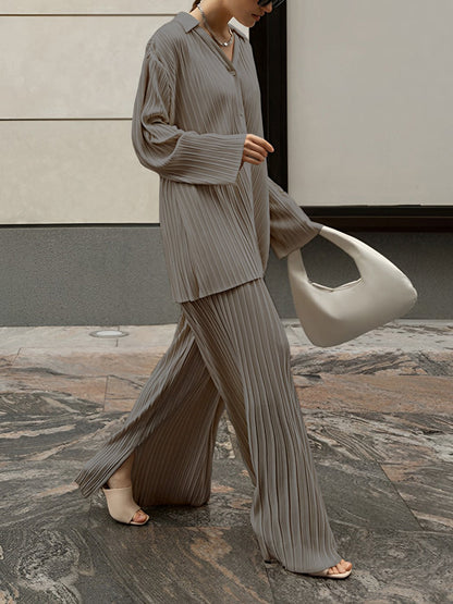Blusa y Pantalón Conjunto Elegante Mujer