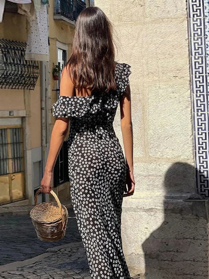 Vestido Floral Estampado Mujer Grande - Vestiria