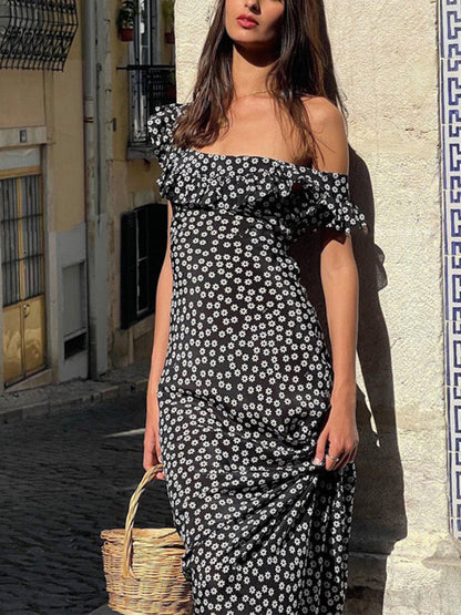 Vestido Floral Estampado Mujer Grande