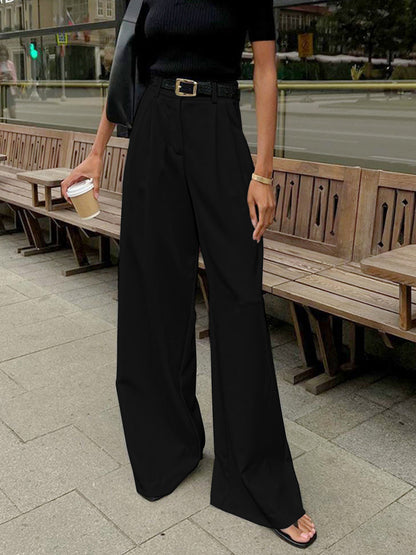 Pantalón Mujer Amplio Cintura Alta