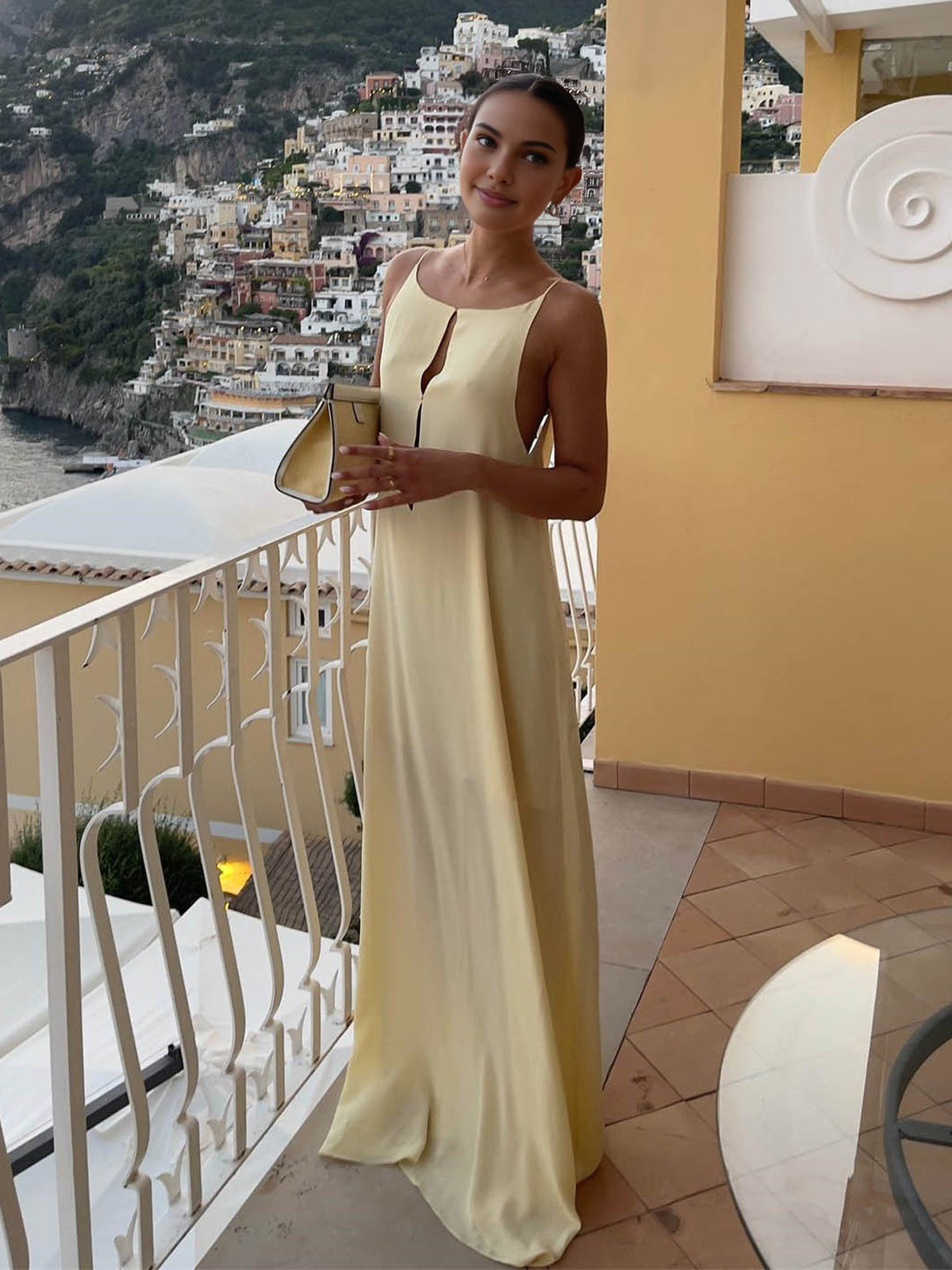 Vestido de Mujer con Manga Delgada - Vestiria