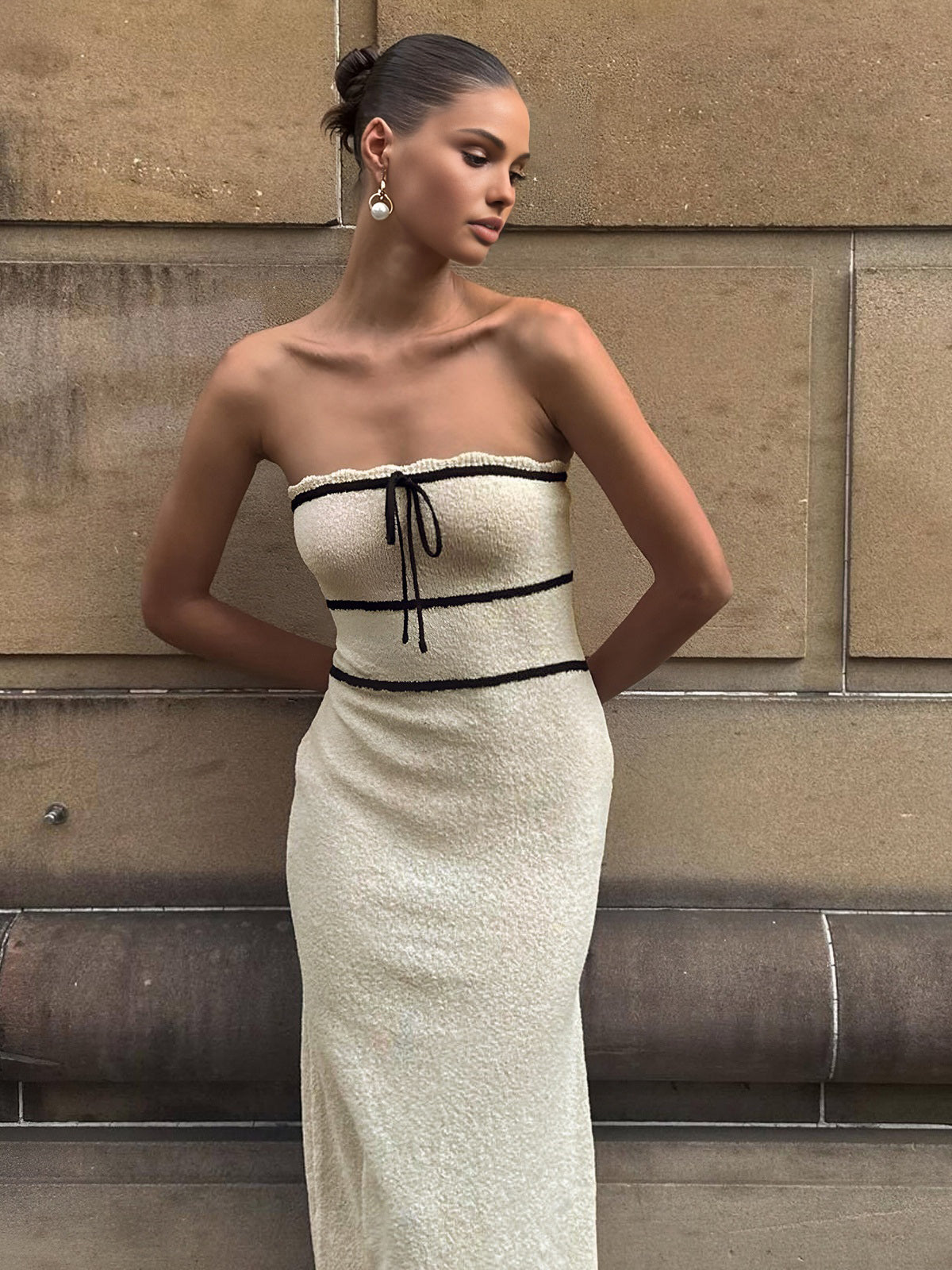 Vestido Midi Cinturado Elegante - Vestiria