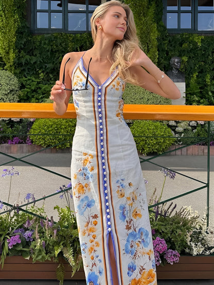 Vestido Floral Elegante Fiesta - Vestiria
