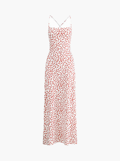 Vestido Floral Sin Tirantes de Mujer - Vestiria
