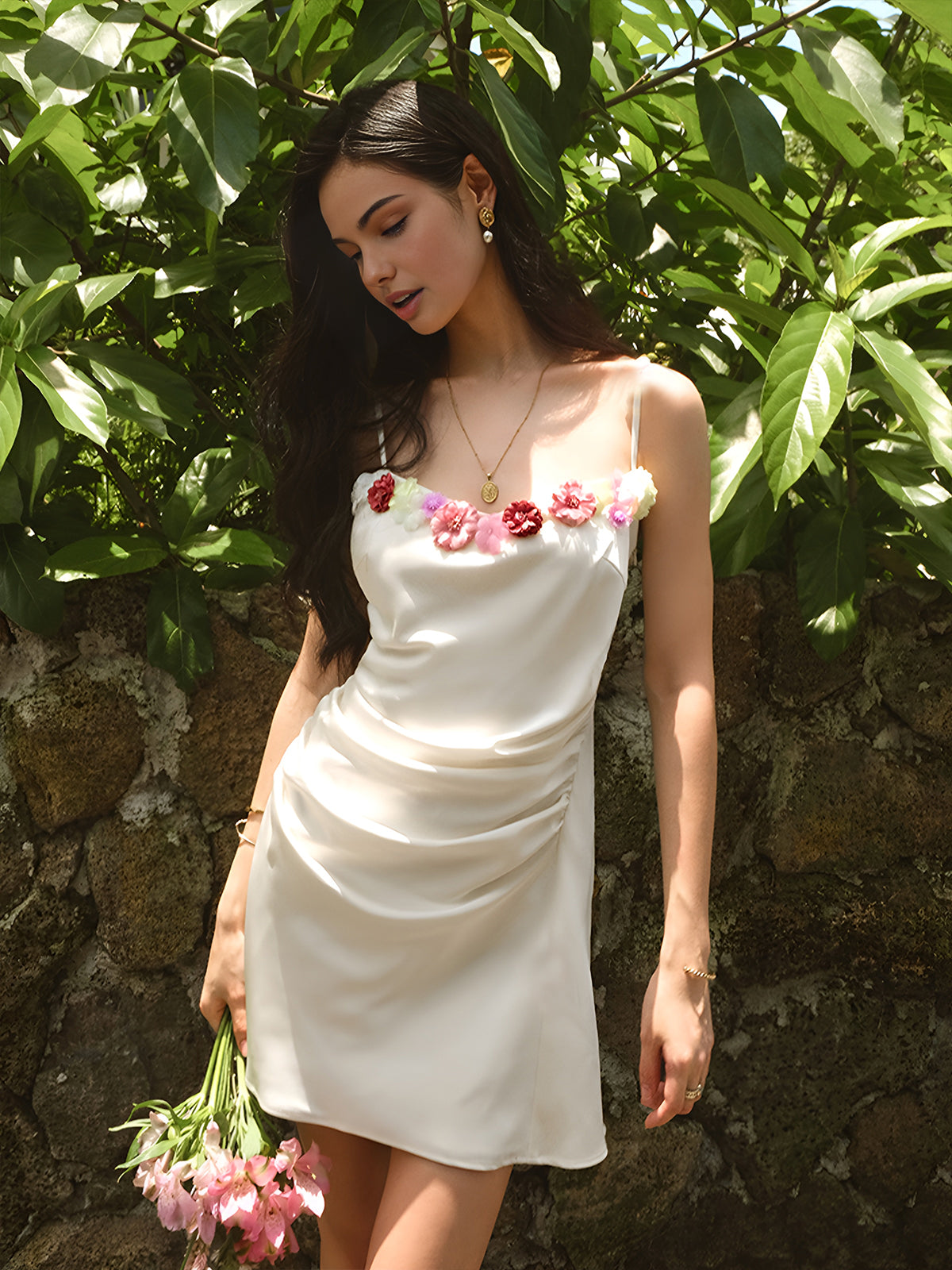 Vestido Florado Sin Mangas Verano - Vestiria