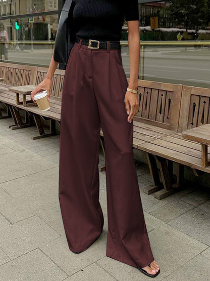 Pantalón Mujer Amplio Cintura Alta