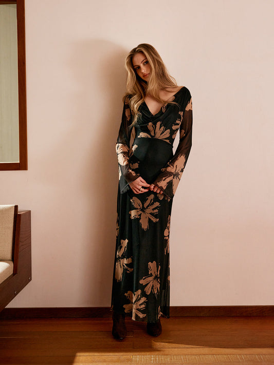 Vestido Floreado Chic Boho Mujer - Vestiria