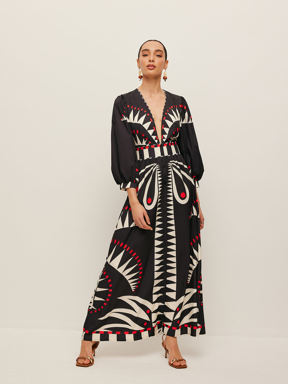 Vestido Boho Chic Escote en V
