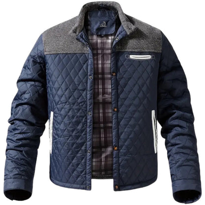 Chaqueta Invierno Acolchada Hombre Abriego Cálido