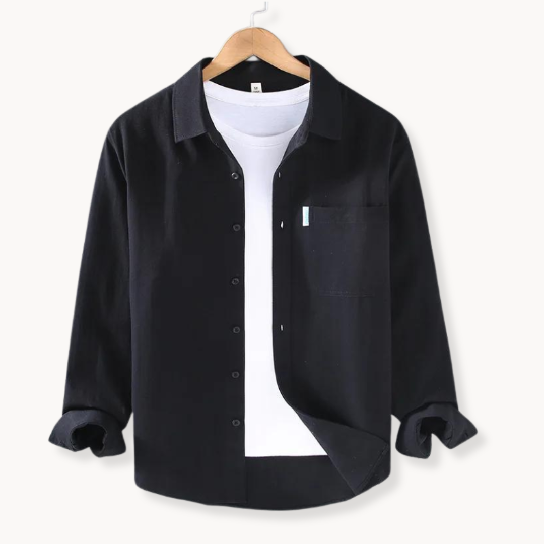 Camisa Hombre Clásica Algodón Cómoda