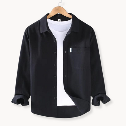Camisa Hombre Clásica Algodón Cómoda