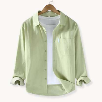 Camisa Hombre Clásica Algodón Cómoda