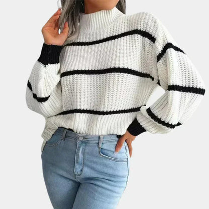 Jersey de mujer suave y cálido de punto