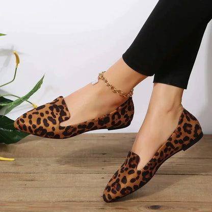 Zapatos de vestir estampado leopardo elegantes - Vestiria