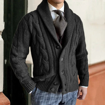 Cárdigan Hombre Abrigado Invierno