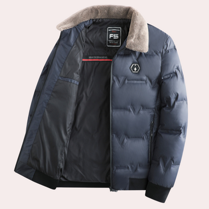 Chaqueta Acolchada Hombre Abrigo Cálido