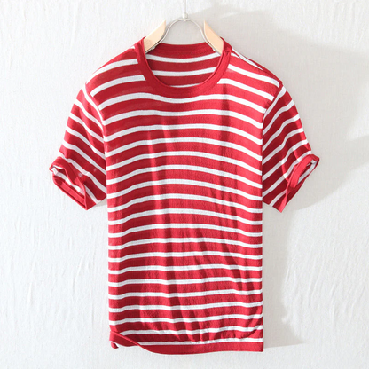 Camiseta Estampado Rayas Clásica