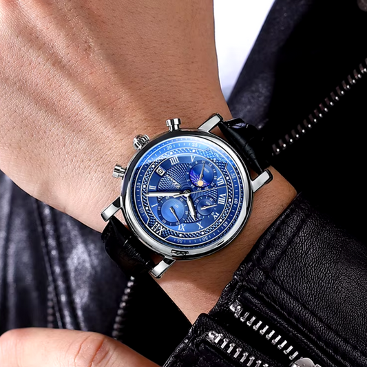 Reloj de Hombre Clásico Piel Genuine - Vestiria