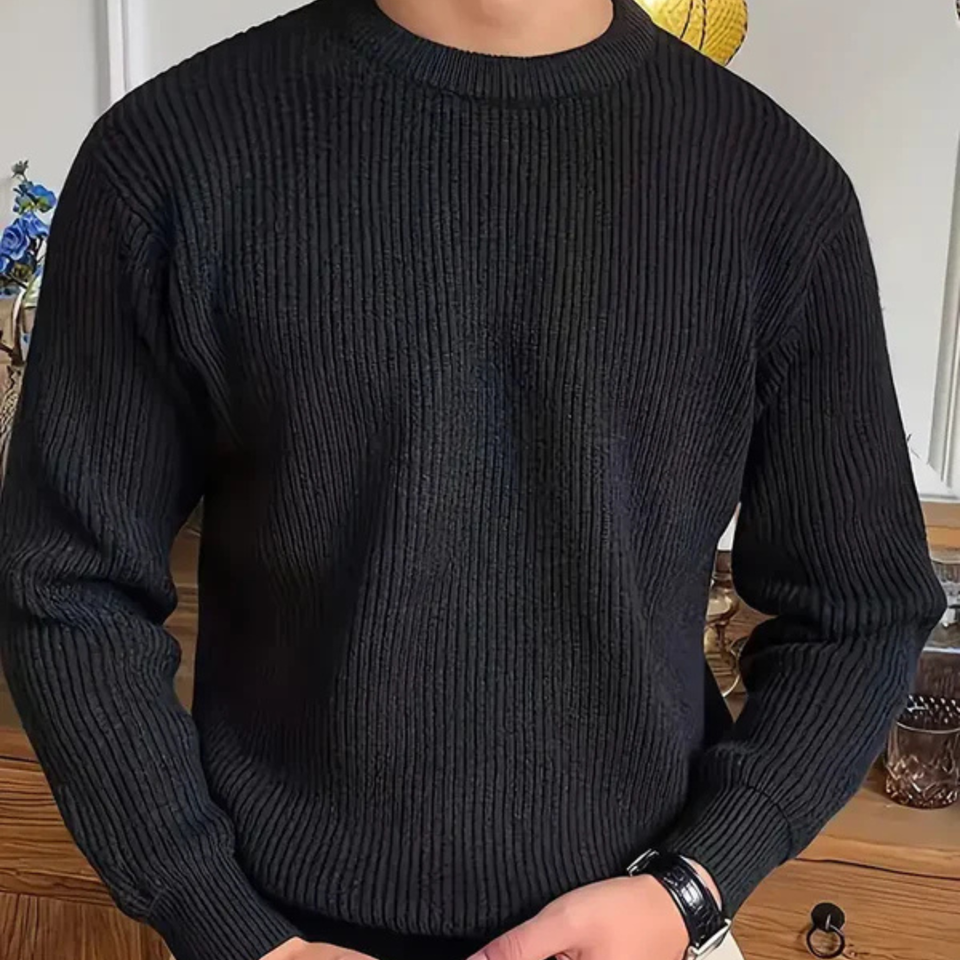 Sudadera Hombre Punto Grueso Cuello Redondo - Vestiria