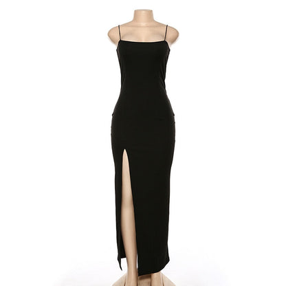 Vestido Largo Elegante con Escote