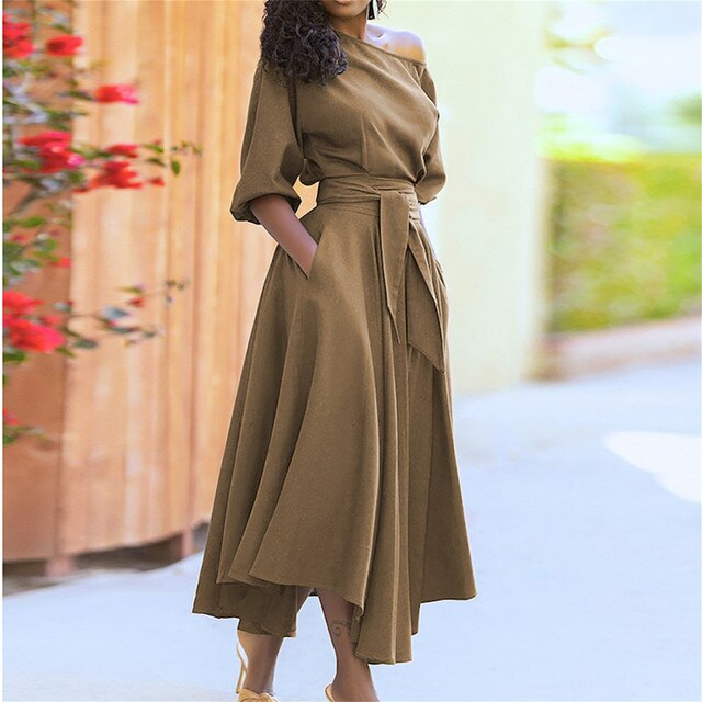 Vestido Mujer Estilo Glamour