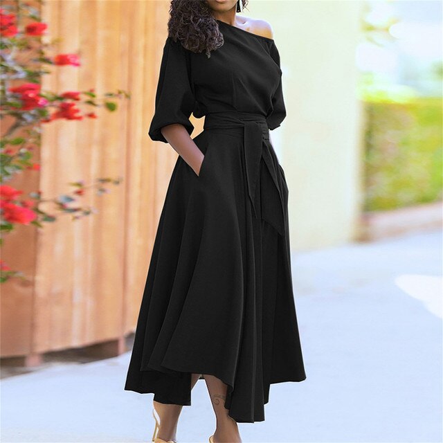 Vestido Mujer Estilo Glamour