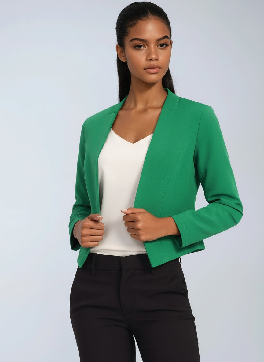 Chaquetilla Mujer Corte Clásico Elegante