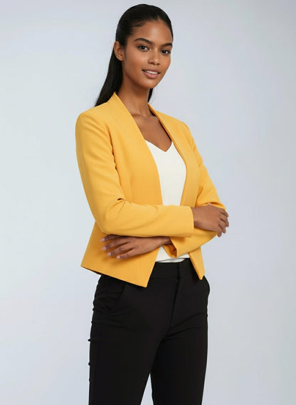 Chaquetilla Mujer Corte Clásico Elegante