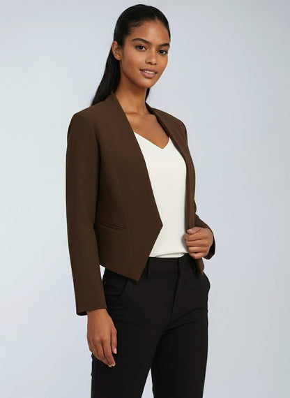 Chaquetilla Mujer Corte Clásico Elegante