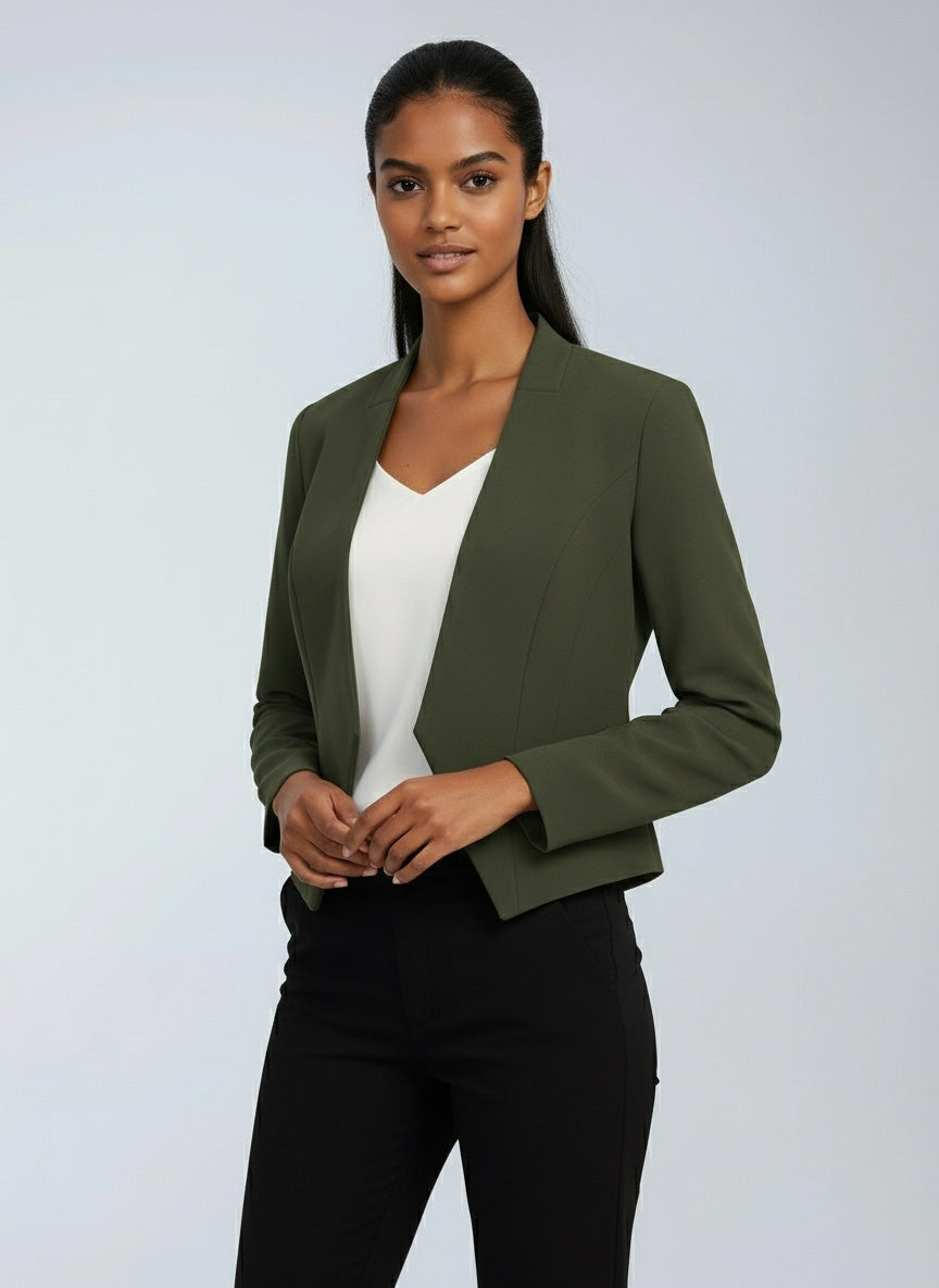 Chaquetilla Mujer Corte Clásico Elegante