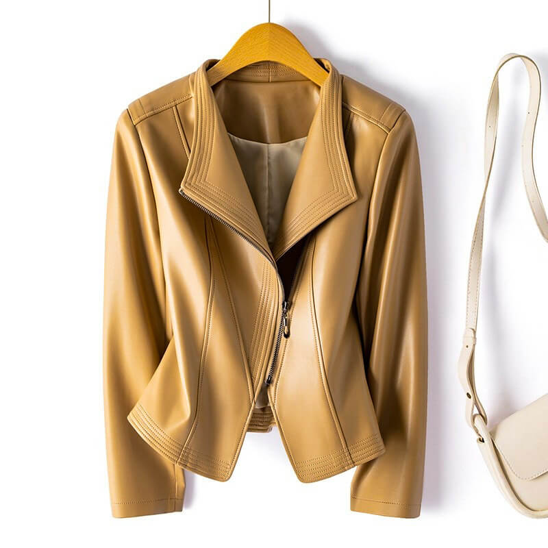 Chaquetón Mujer Piel Sintética Elegante
