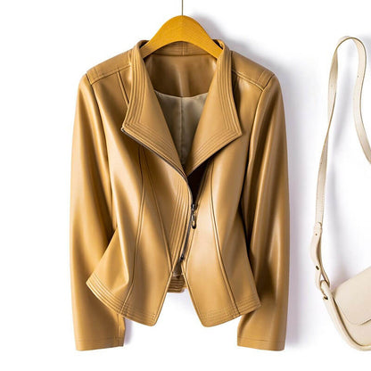 Chaquetón Mujer Piel Sintética Elegante