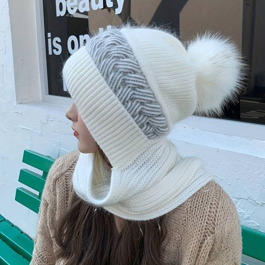 Gorro y Bufanda Mujer Invierno Acogedora