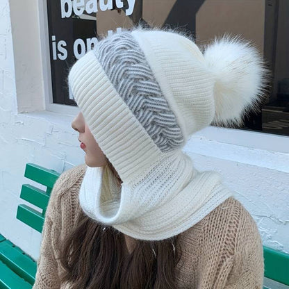 Gorro y Bufanda Mujer Invierno Acogedora