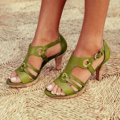 Sandalias Tacón Alto Mujer Estilo Elegante
