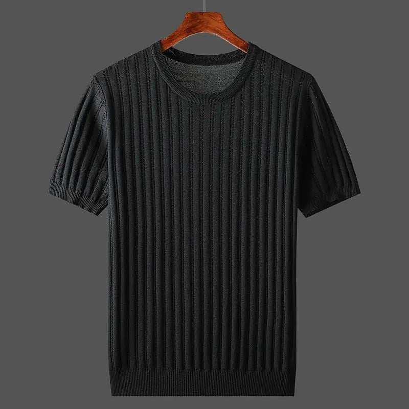 Camiseta manga corta algodón suave hombre