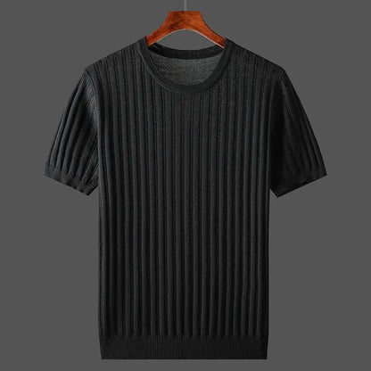 Camiseta manga corta algodón suave hombre