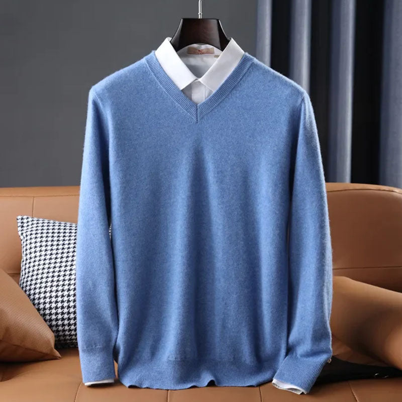 Camiseta Hombre Clásica Cuello V