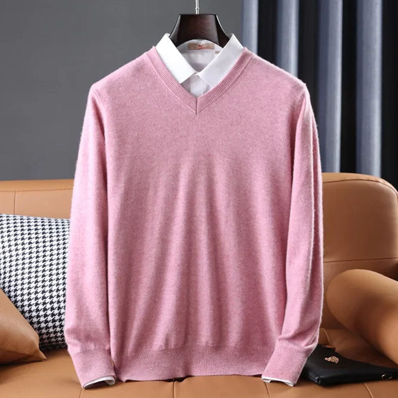 Camiseta Hombre Clásica Cuello V