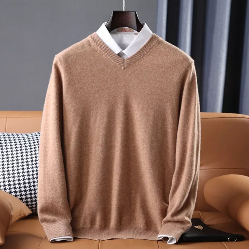 Camiseta Hombre Clásica Cuello V - Vestiria