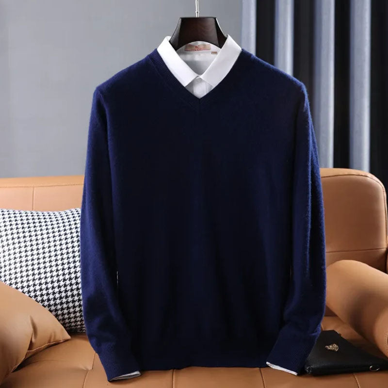 Camiseta Hombre Clásica Cuello V