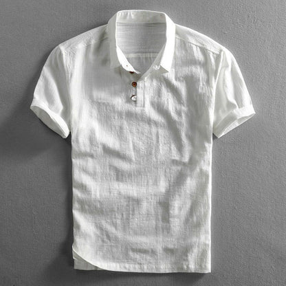 Camisa Polo Lino Fresca