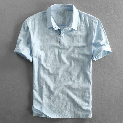 Camisa Polo Lino Fresca